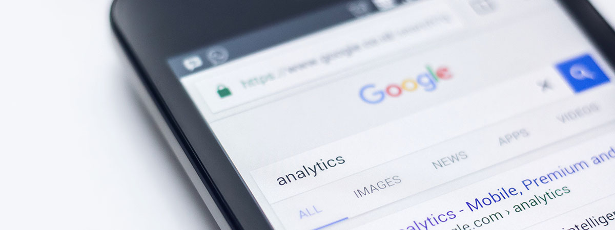 Analytics looked up in Google